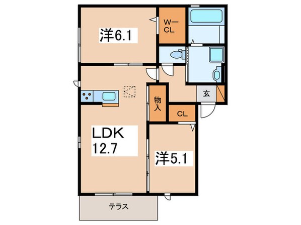 仮)アネックスの物件間取画像